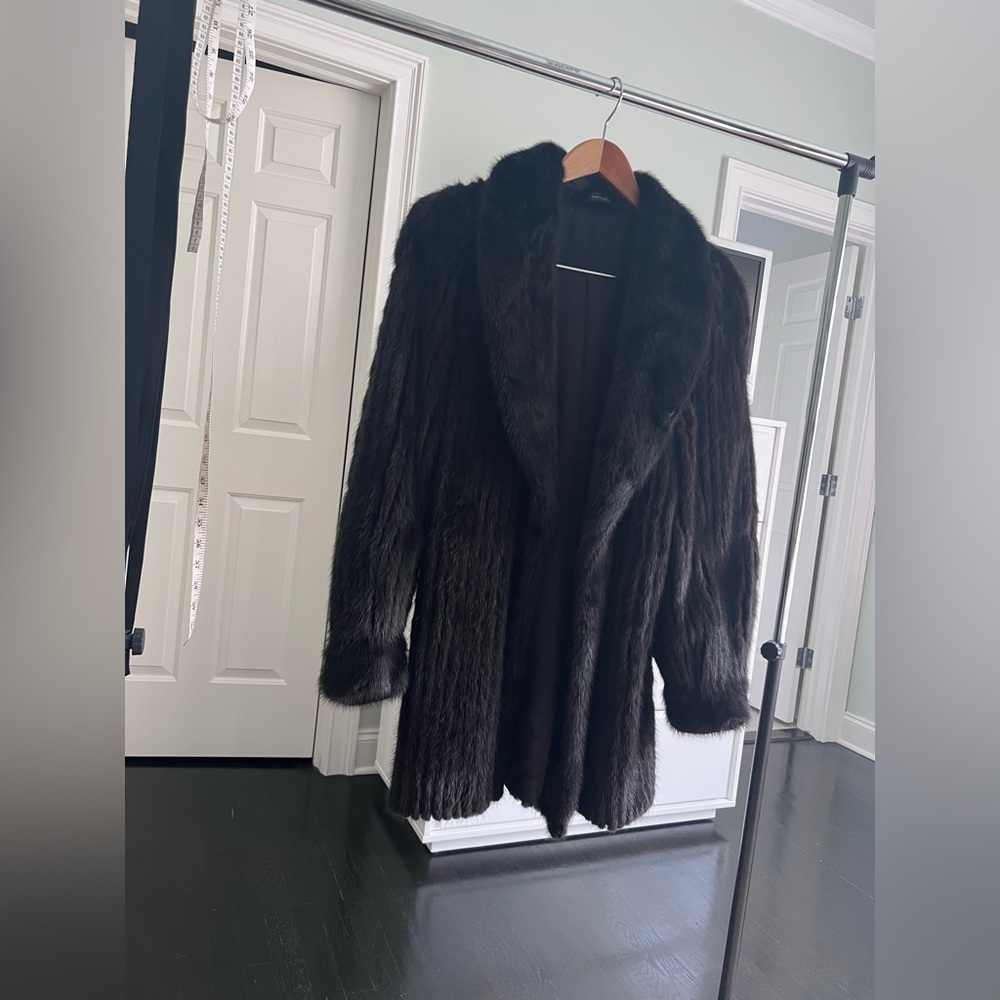 Luxurious Black Mink Coat